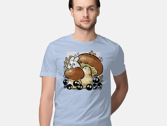 Wandering Soot With Autumn Mushrooms