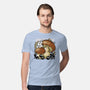 Wandering Soot With Autumn Mushrooms-Mens-Premium-Tee-xMorfina