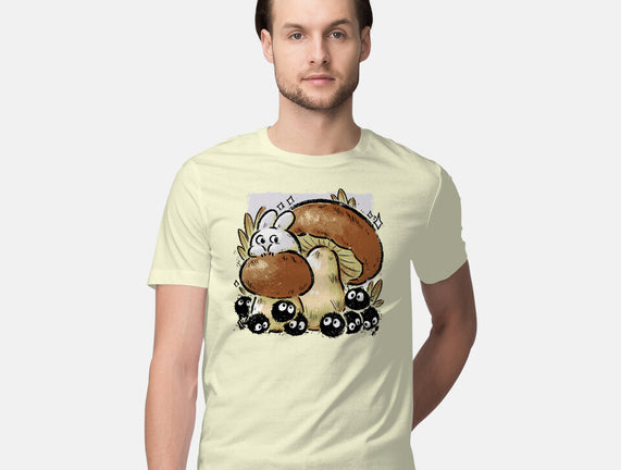 Wandering Soot With Autumn Mushrooms