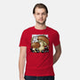Wandering Soot With Autumn Mushrooms-Mens-Premium-Tee-xMorfina