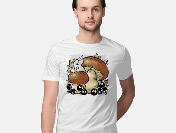 Wandering Soot With Autumn Mushrooms