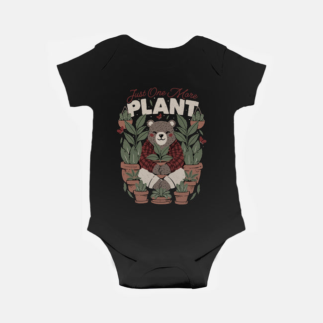 Just One More Plant Bear-Baby-Basic-Onesie-tobefonseca