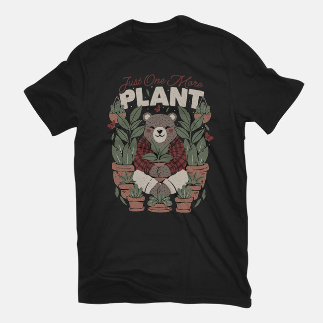 Just One More Plant Bear-Mens-Basic-Tee-tobefonseca