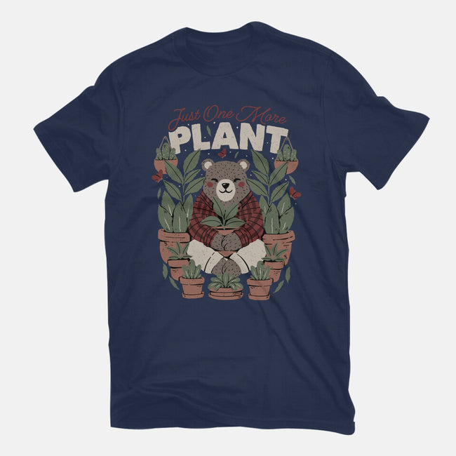 Just One More Plant Bear-Mens-Basic-Tee-tobefonseca