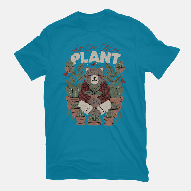 Just One More Plant Bear-Mens-Basic-Tee-tobefonseca