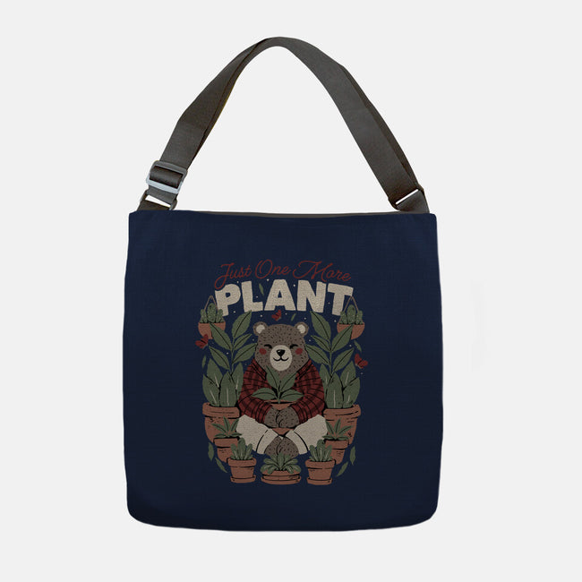Just One More Plant Bear-None-Adjustable Tote-Bag-tobefonseca