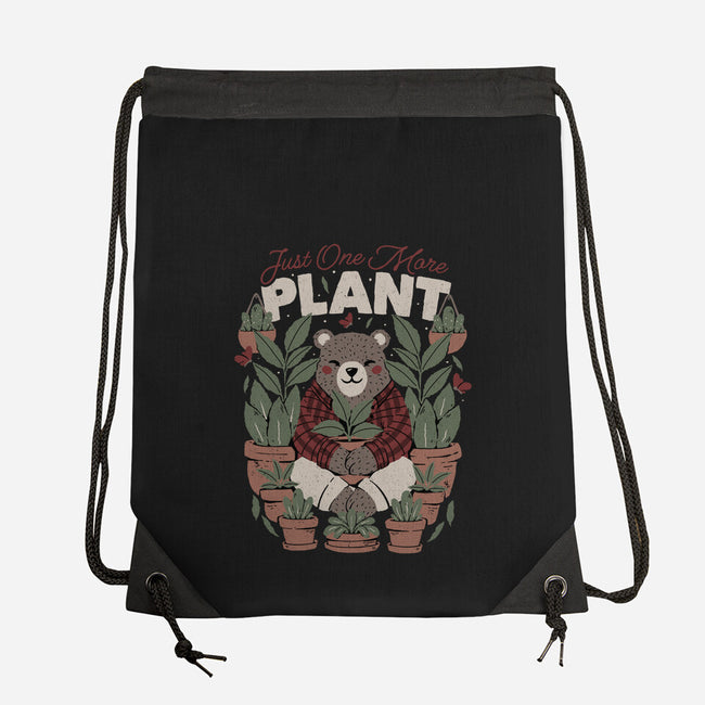 Just One More Plant Bear-None-Drawstring-Bag-tobefonseca
