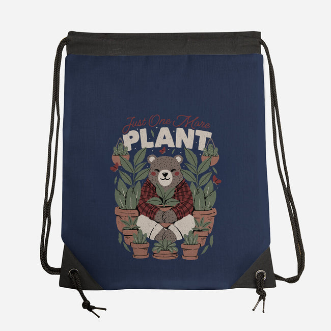 Just One More Plant Bear-None-Drawstring-Bag-tobefonseca