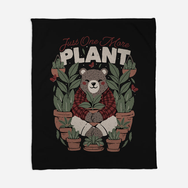 Just One More Plant Bear-None-Fleece-Blanket-tobefonseca