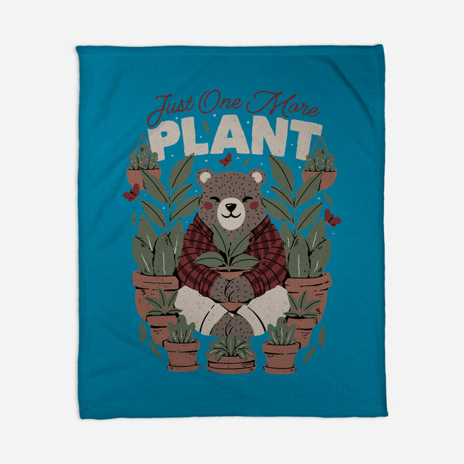 Just One More Plant Bear-None-Fleece-Blanket-tobefonseca