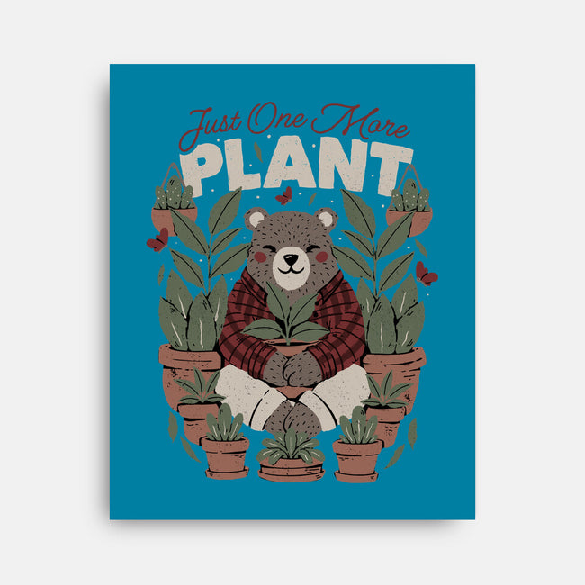Just One More Plant Bear-None-Stretched-Canvas-tobefonseca