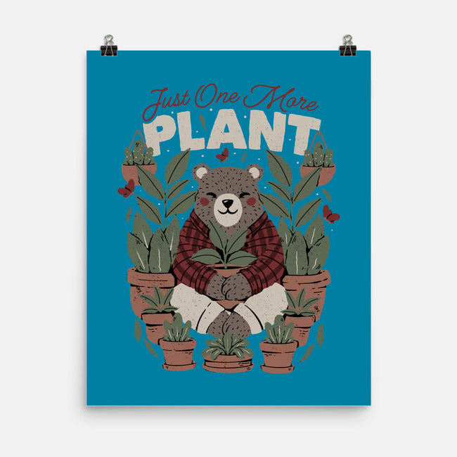 Just One More Plant Bear-None-Matte-Poster-tobefonseca