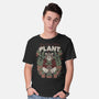 Just One More Plant Bear-Mens-Basic-Tee-tobefonseca