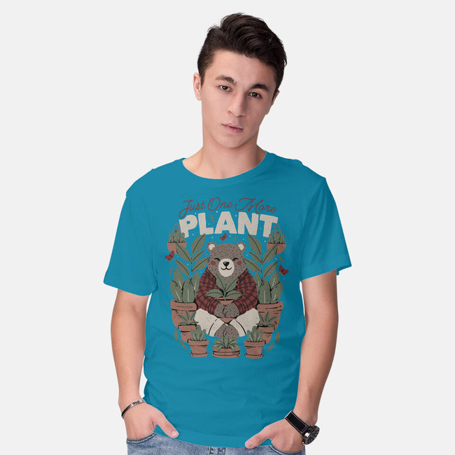 Just One More Plant Bear-Mens-Basic-Tee-tobefonseca