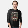 Just One More Plant Bear-Mens-Long Sleeved-Tee-tobefonseca
