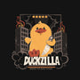 Duckzilla Funny Duck Attack-None-Polyester-Shower Curtain-tobefonseca
