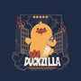 Duckzilla Funny Duck Attack-None-Matte-Poster-tobefonseca