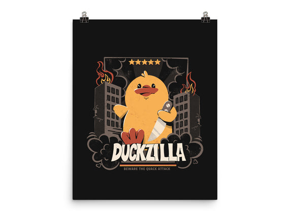 Duckzilla Funny Duck Attack