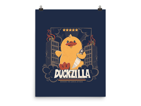 Duckzilla Funny Duck Attack