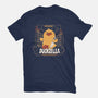 Duckzilla Funny Duck Attack-Mens-Basic-Tee-tobefonseca