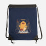 Duckzilla Funny Duck Attack-None-Drawstring-Bag-tobefonseca