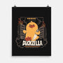 Duckzilla Funny Duck Attack-None-Matte-Poster-tobefonseca