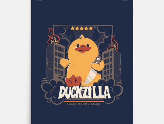 Duckzilla Funny Duck Attack