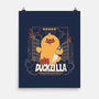 Duckzilla Funny Duck Attack-None-Matte-Poster-tobefonseca
