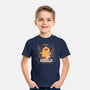 Duckzilla Funny Duck Attack-Youth-Basic-Tee-tobefonseca
