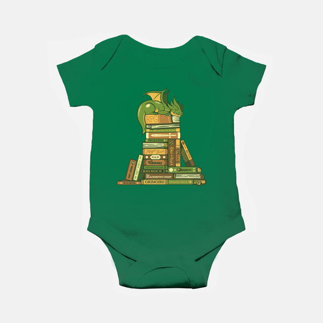 Treasure Hoarder Dragon-Baby-Basic-Onesie-tobefonseca
