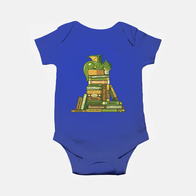 Treasure Hoarder Dragon-Baby-Basic-Onesie-tobefonseca
