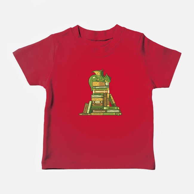 Treasure Hoarder Dragon-Baby-Basic-Tee-tobefonseca
