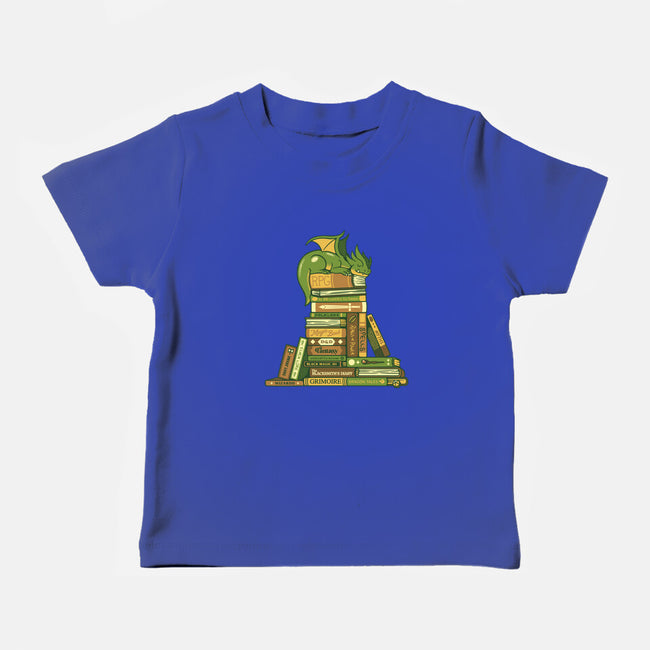 Treasure Hoarder Dragon-Baby-Basic-Tee-tobefonseca