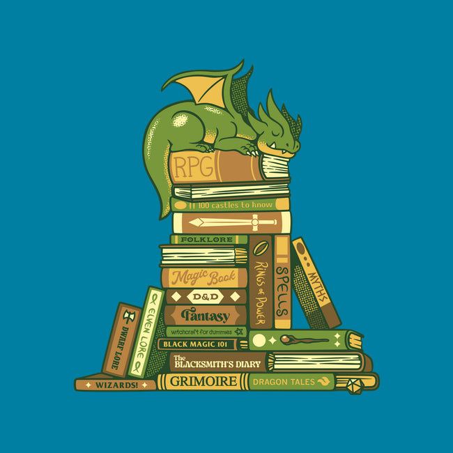 Treasure Hoarder Dragon-None-Stretched-Canvas-tobefonseca