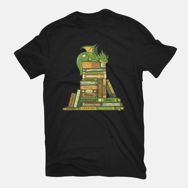 Treasure Hoarder Dragon-Mens-Basic-Tee-tobefonseca