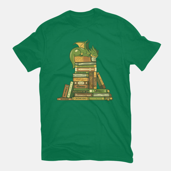 Treasure Hoarder Dragon-Mens-Basic-Tee-tobefonseca