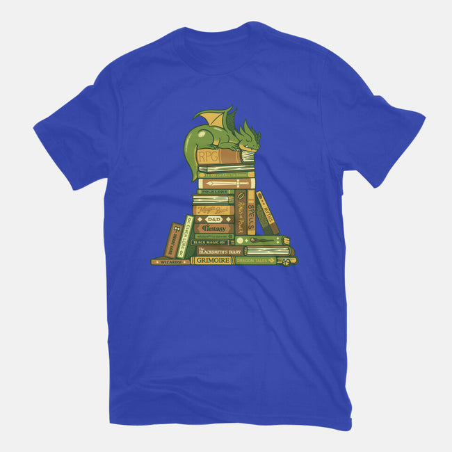 Treasure Hoarder Dragon-Mens-Basic-Tee-tobefonseca