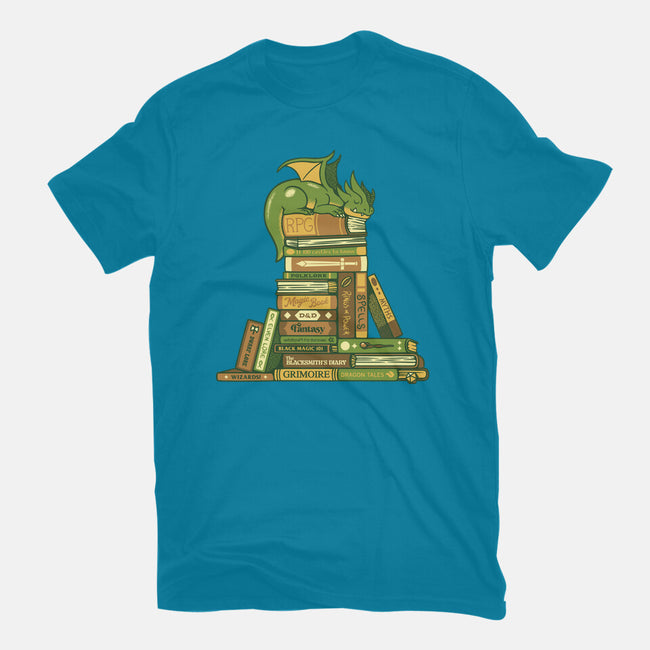 Treasure Hoarder Dragon-Mens-Basic-Tee-tobefonseca