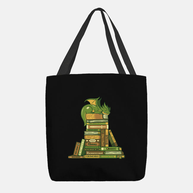 Treasure Hoarder Dragon-None-Basic Tote-Bag-tobefonseca