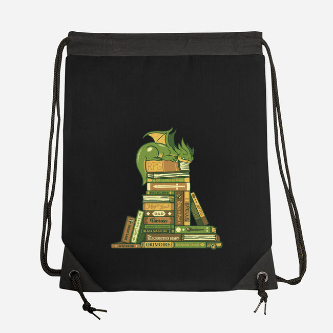 Treasure Hoarder Dragon-None-Drawstring-Bag-tobefonseca