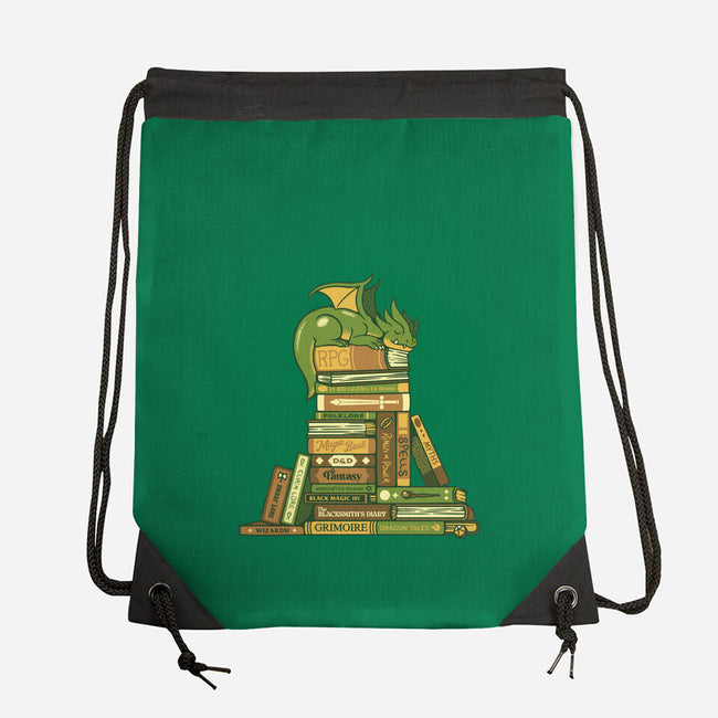 Treasure Hoarder Dragon-None-Drawstring-Bag-tobefonseca