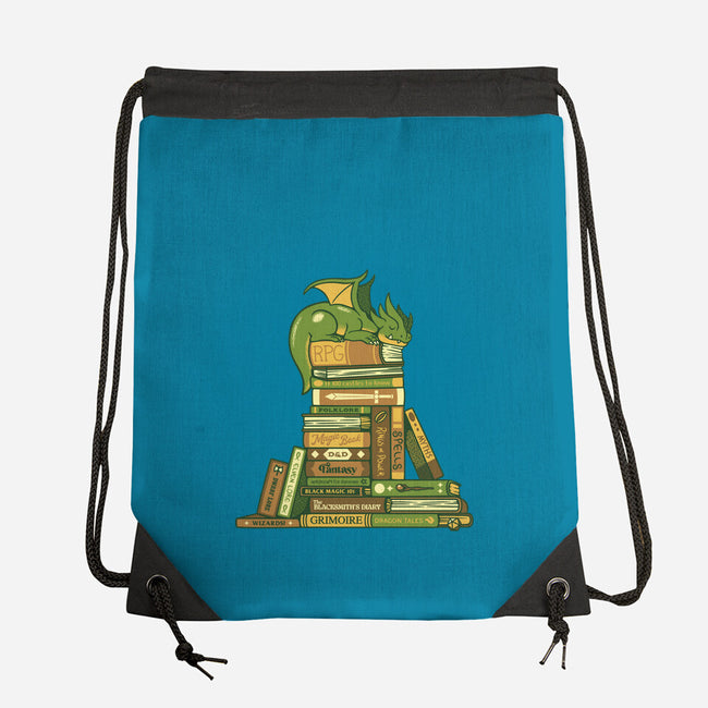 Treasure Hoarder Dragon-None-Drawstring-Bag-tobefonseca