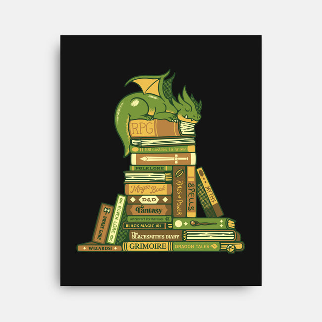 Treasure Hoarder Dragon-None-Stretched-Canvas-tobefonseca
