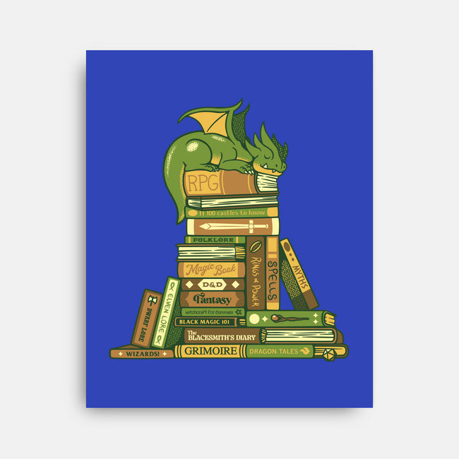 Treasure Hoarder Dragon-None-Stretched-Canvas-tobefonseca