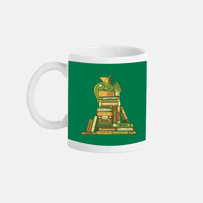 Treasure Hoarder Dragon-None-Mug-Drinkware-tobefonseca