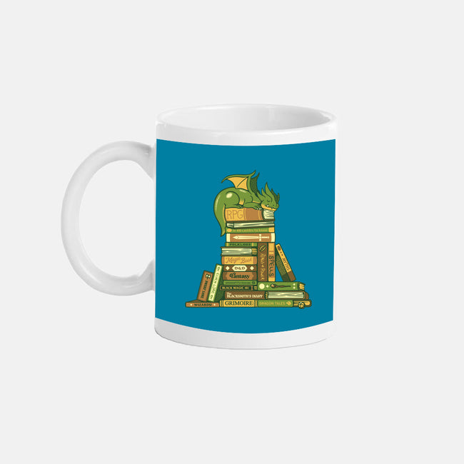 Treasure Hoarder Dragon-None-Mug-Drinkware-tobefonseca