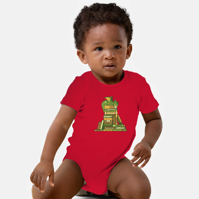 Treasure Hoarder Dragon-Baby-Basic-Onesie-tobefonseca