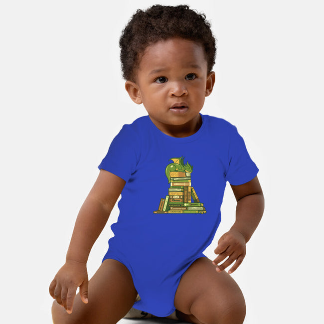 Treasure Hoarder Dragon-Baby-Basic-Onesie-tobefonseca