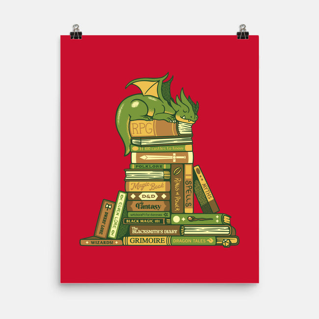 Treasure Hoarder Dragon-None-Matte-Poster-tobefonseca