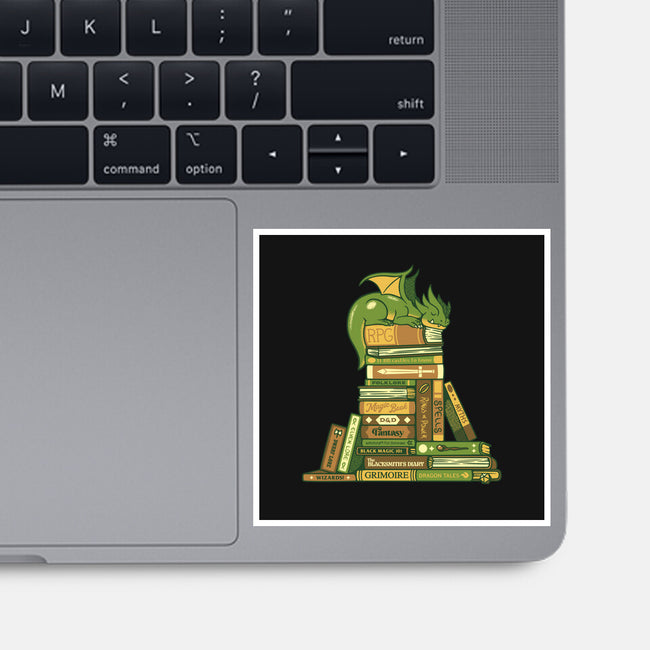 Treasure Hoarder Dragon-None-Glossy-Sticker-tobefonseca